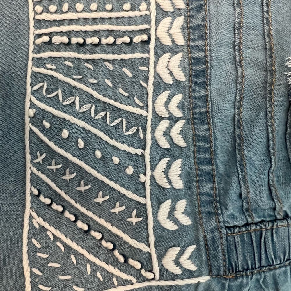 Raga Denim Embroidered Mini Dress - Picture 8 of 9